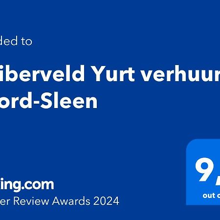 T'Eiberveld Yurt Verhuur Noord-Sleen Eksteriør bilde