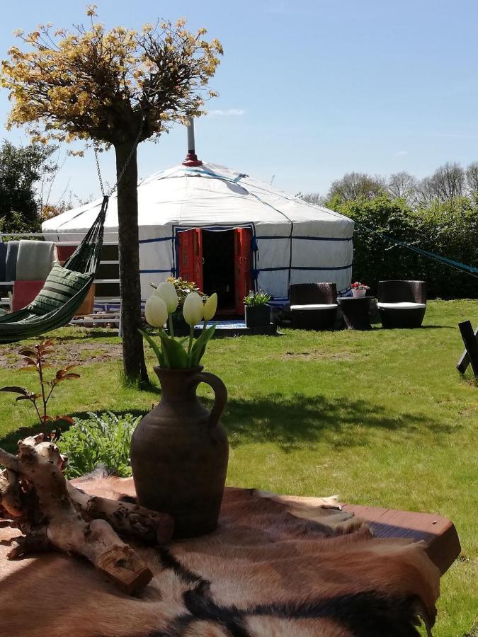 T'Eiberveld Yurt Verhuur Noord-Sleen Eksteriør bilde